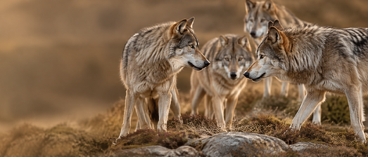 Conflict team - inspiratiebeeld wolven