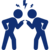 Icoon conflict collega's
